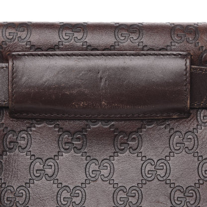 Gucci Guccissima Slim Belt Bag Dark Brown 11 of 15