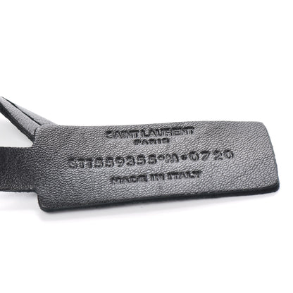 Saint Laurent Patent Monogram Bracelet M Black 5 of 5