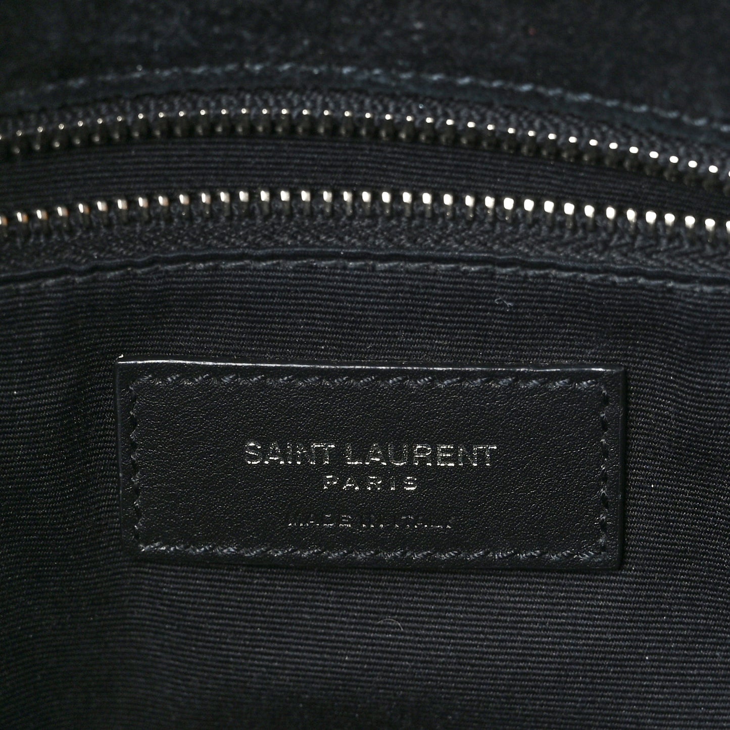 Patent Lambskin Quilted Medium Loulou Puffer Monogram Chain Satchel Black