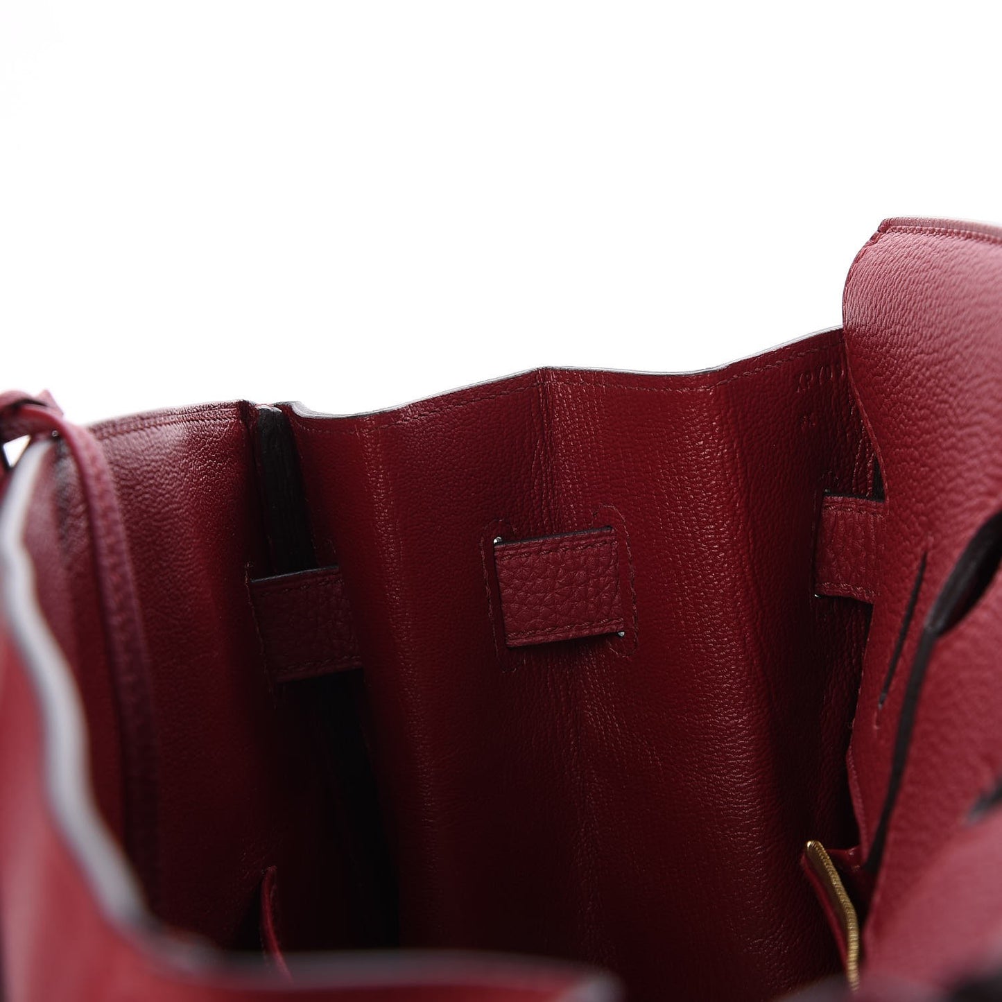 Togo Birkin 35 Rouge Grenat