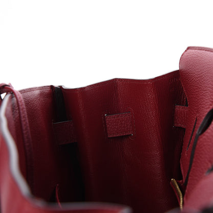 Hermes Togo Birkin 35 Rouge Grenat 14 of 36