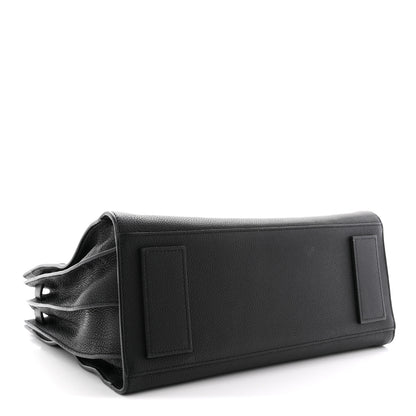 Saint Laurent Grained Calfskin Small Supple Sac De Jour Black 4 of 13