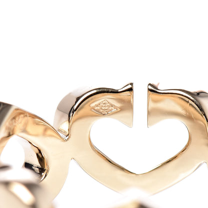 Cartier 18K Yellow Gold Diamond Hearts and Symbols Ring 51 5.75 4 of 5