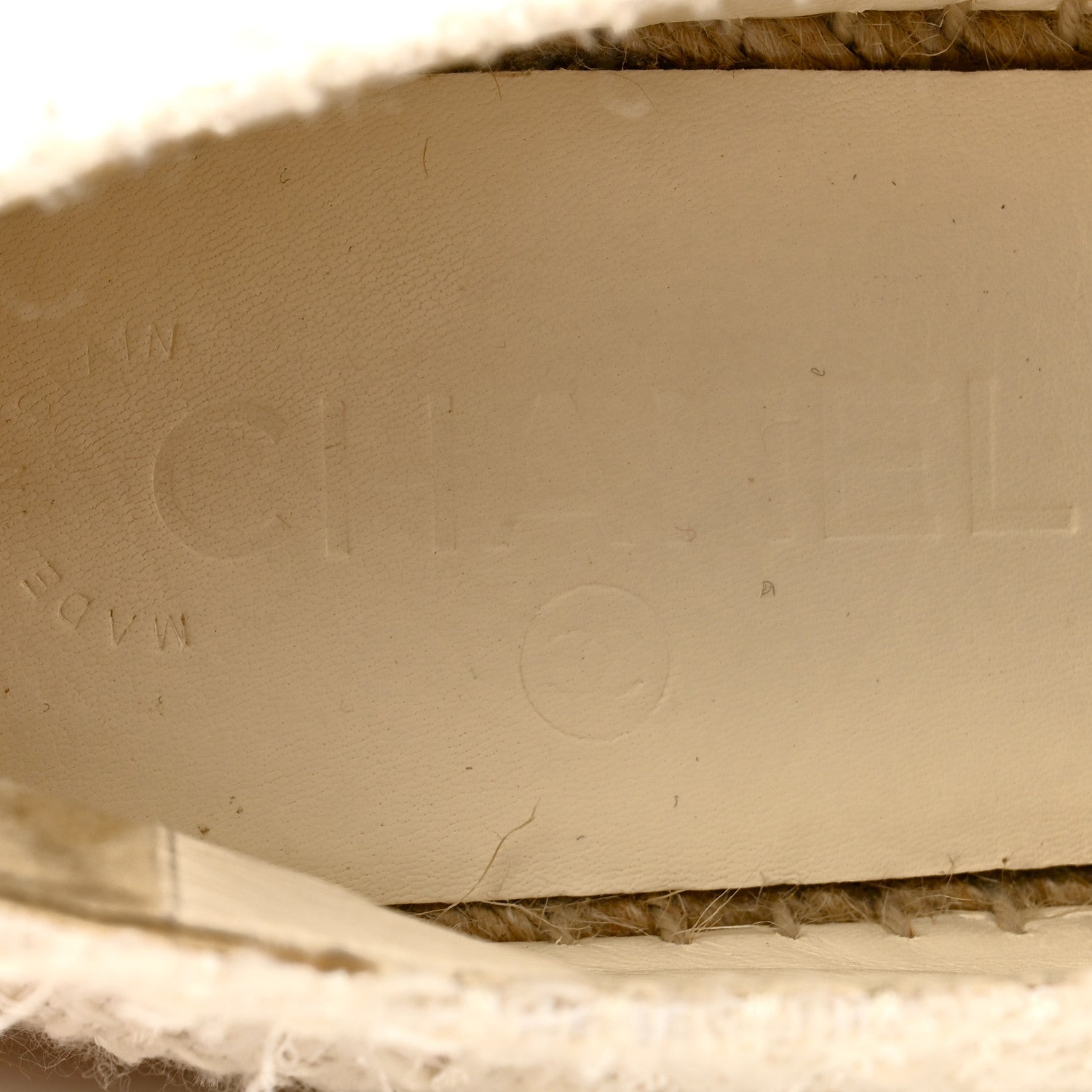 Chanel Tweed Grosgrain CC Espadrilles 39 White Black 6 of 10