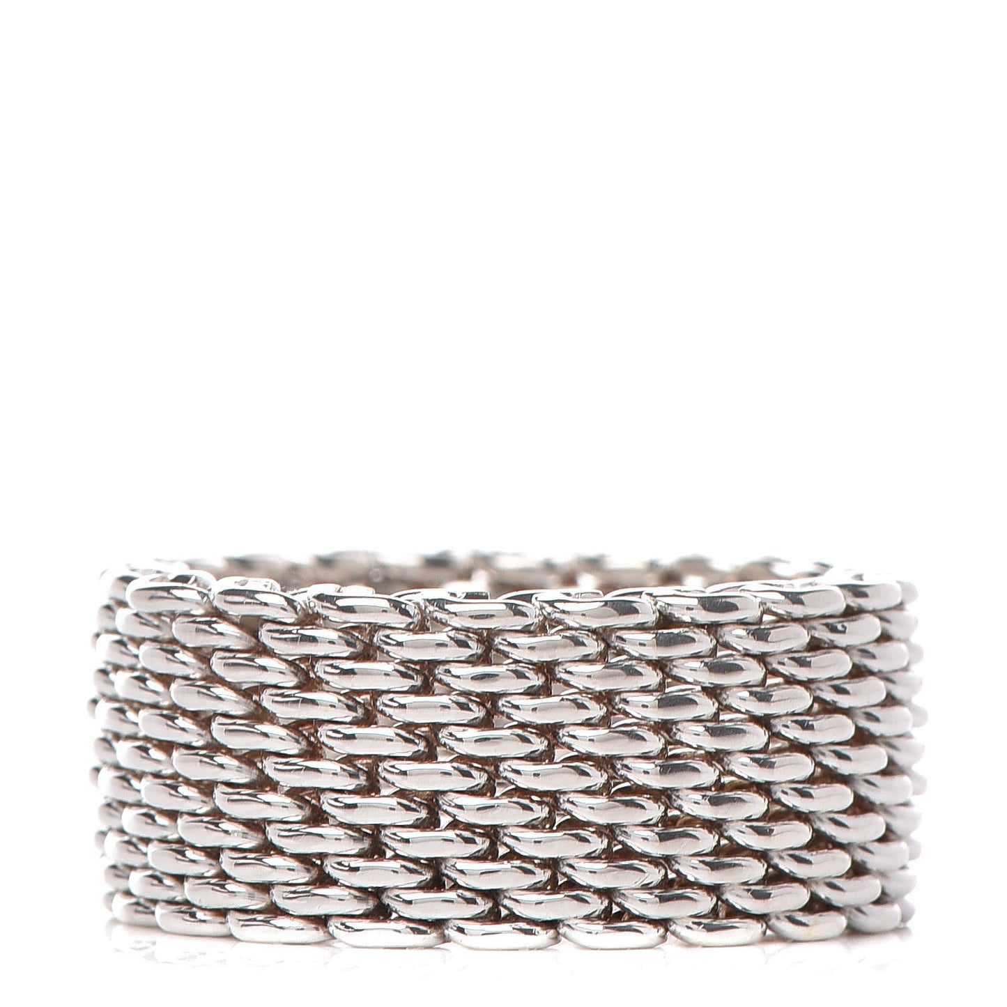 Sterling Silver Somerset Mesh Ring 60 9