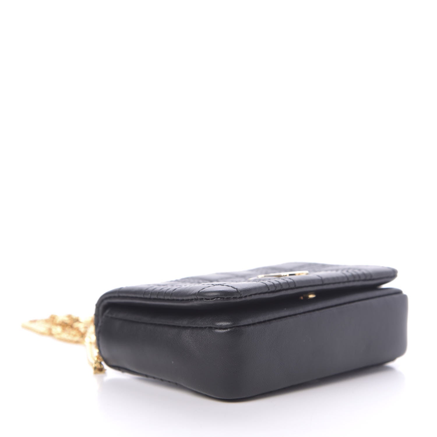 Burberry Lambskin Quilted Micro Lola Bag Black 4 of 10