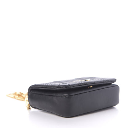 Burberry Lambskin Quilted Micro Lola Bag Black 4 of 10