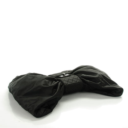Chanel Satin Large Bow Bag Black 4 of 9