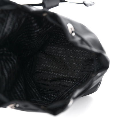 Prada Saffiano Tessuto Nylon Vela Bucket Wristlet Black 5 of 8
