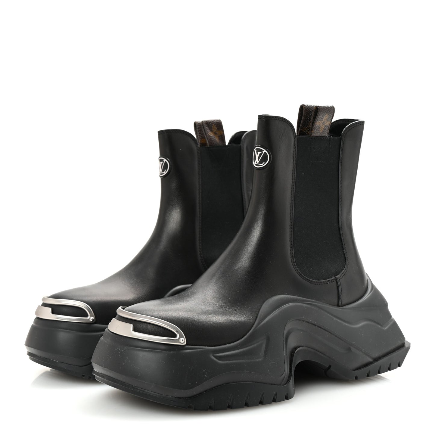 Calfskin Archlight 2.0 Block Heel Ankle Boots 38.5 Black