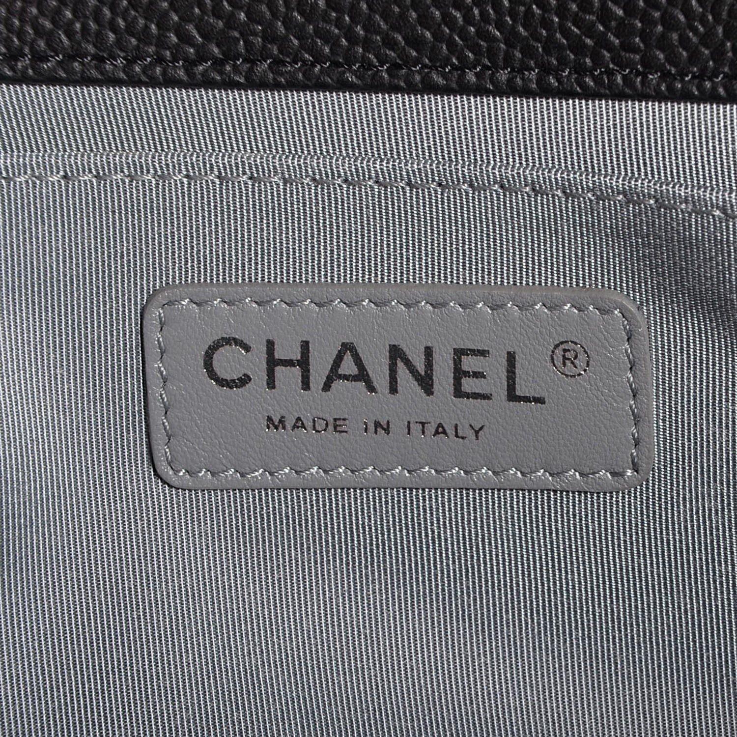 Chanel Caviar Quilted Medium Boy Flap Black 8 of 9