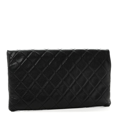 Chanel Caviar Quilted CC Beauty Clutch Black 3 of 11