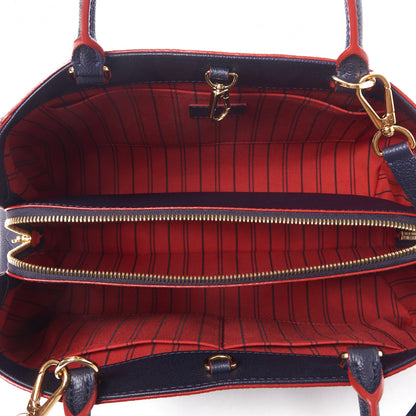 Louis Vuitton Empreinte Montaigne MM Marine Rouge 4 of 7
