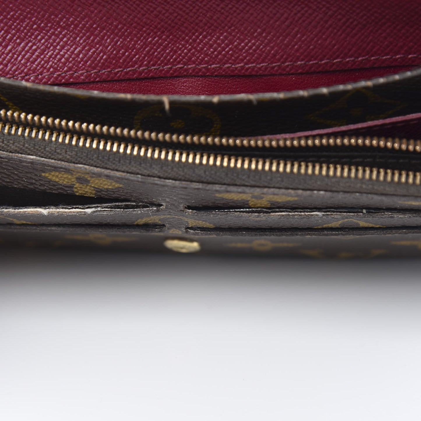 Monogram Emilie Wallet Fuchsia
