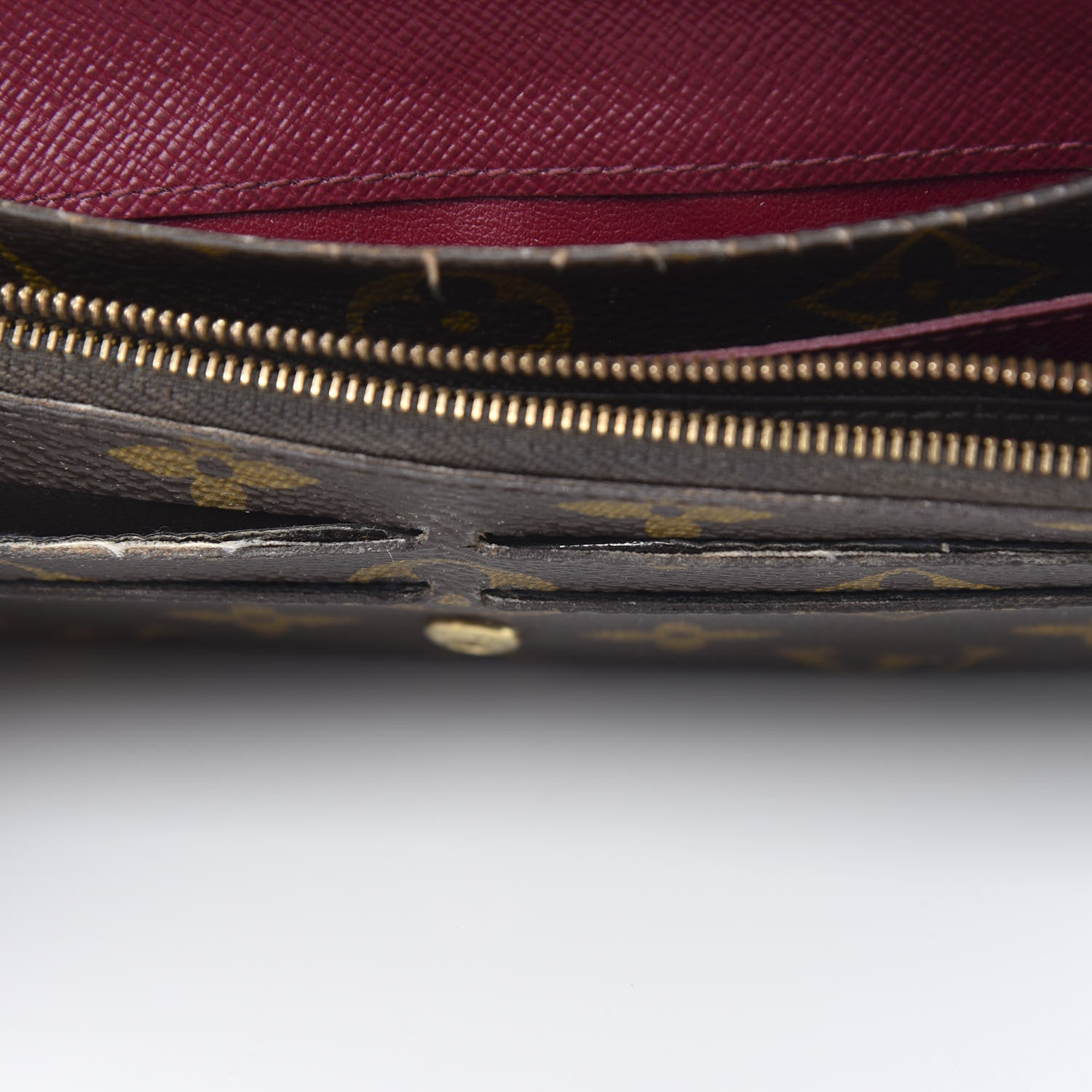 Louis Vuitton Monogram Emilie Wallet Fuchsia 16 of 17