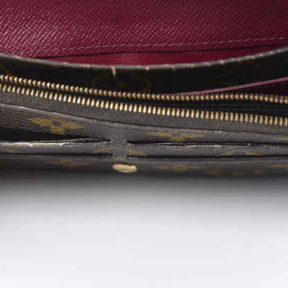 Louis Vuitton Monogram Emilie Wallet Fuchsia 16 of 17
