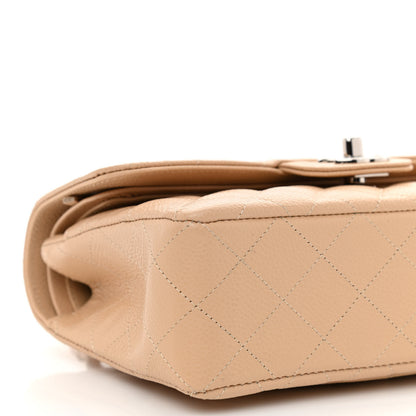 Chanel Caviar Quilted Small Double Flap Beige 9 of 11