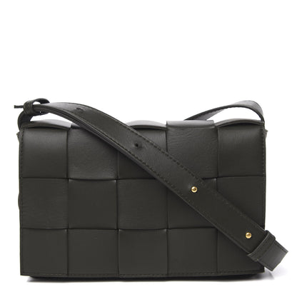 Bottega Veneta Lambskin Maxi Intrecciato Cassette Crossbody Bag Camping 1 of 8