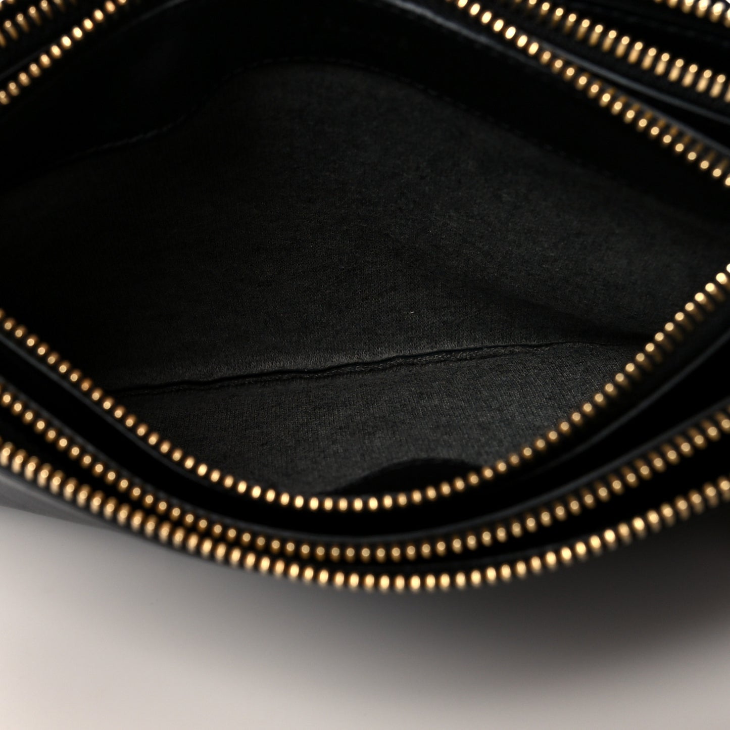 Lambskin Small Trio Crossbody Bag Black