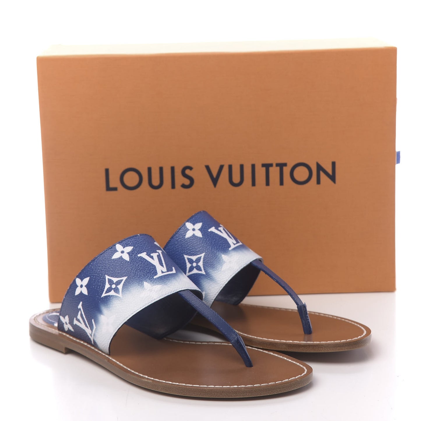 Monogram Escale Palma Sandals 39 Blue