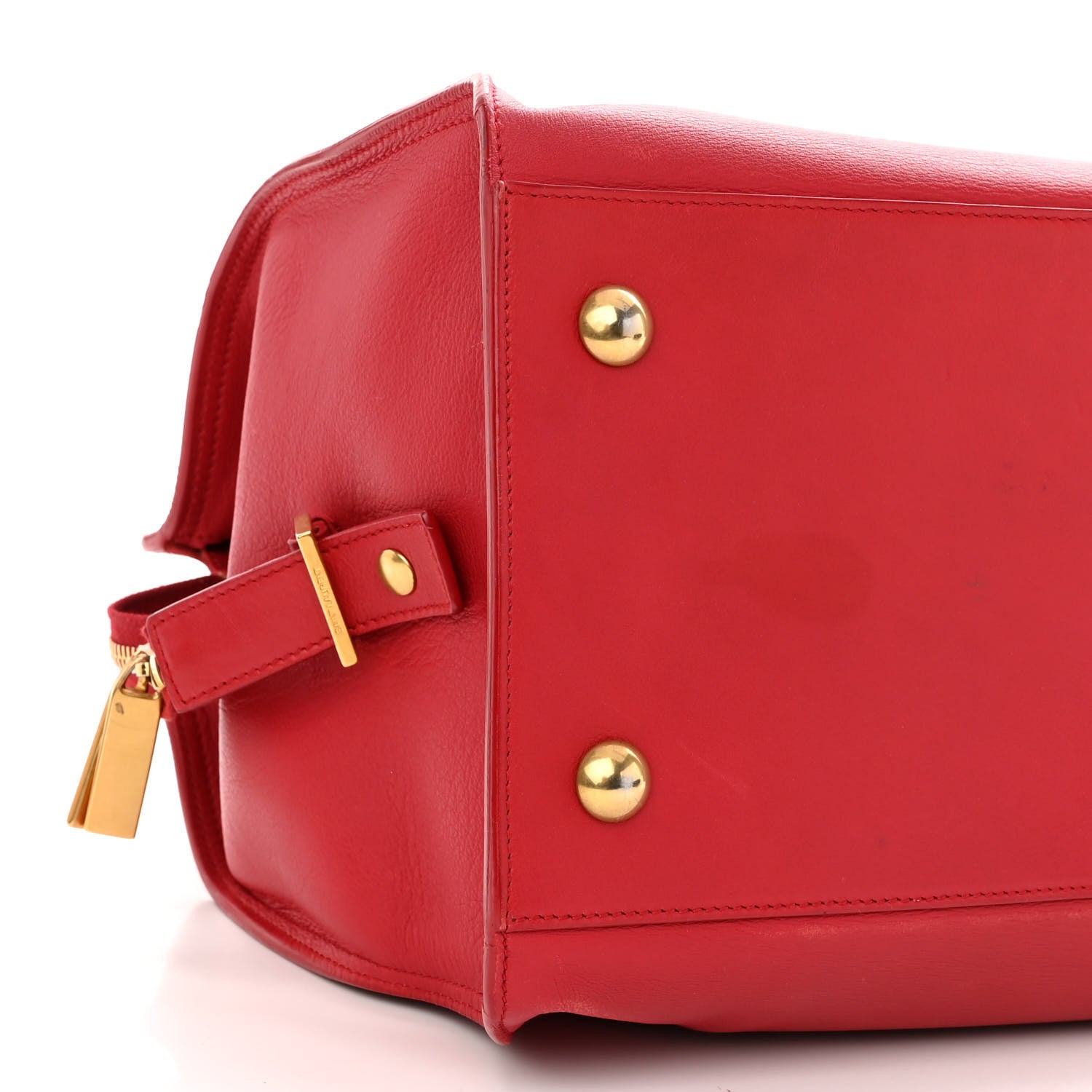 Saint Laurent Calfskin Medium Classic Y Cabas Red 8 of 14
