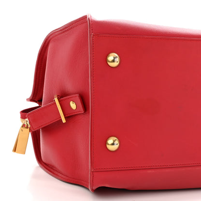 Saint Laurent Calfskin Medium Classic Y Cabas Red 8 of 14
