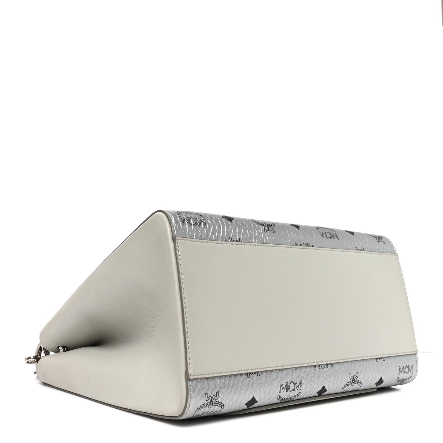Metallic Visetos Medium Aren Hobo Silver