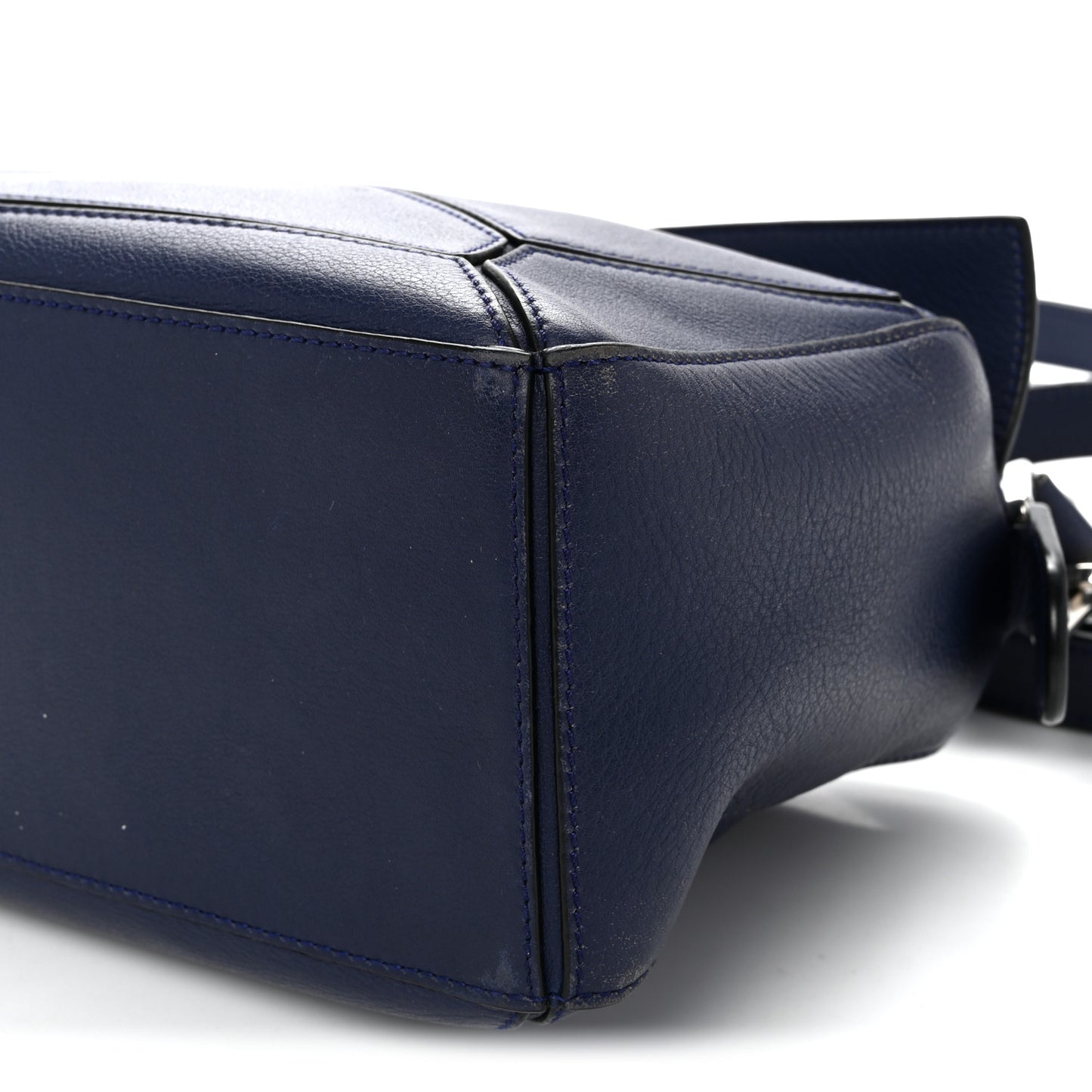 Calfskin Small Puzzle Bag Marine