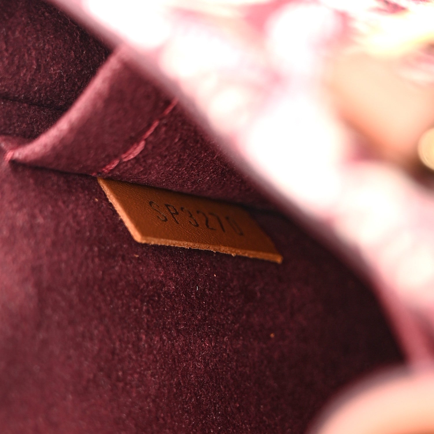 Louis Vuitton Jacquard Since 1854 Petit Sac Plat Bordeaux 7 of 10