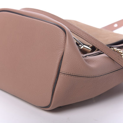 Chloe Suede Calfskin Small Faye Backpack Nougat 6 of 14