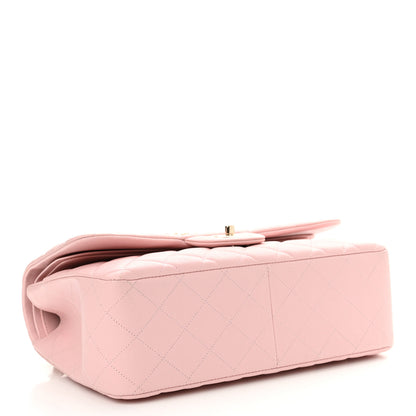 Chanel Caviar Quilted Jumbo Double Flap Light Pink 4 of 10