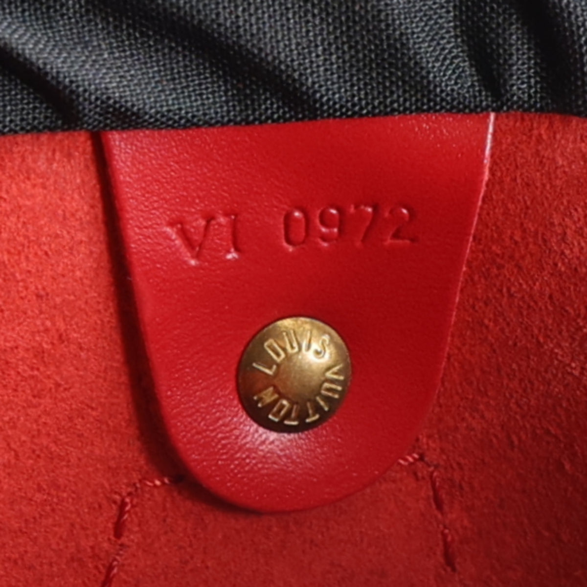Louis Vuitton Epi Speedy 30 Castillan Red 7 of 12