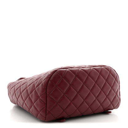 Chanel Lambskin Quilted Small Urban Spirit Backpack Red 4 of 12
