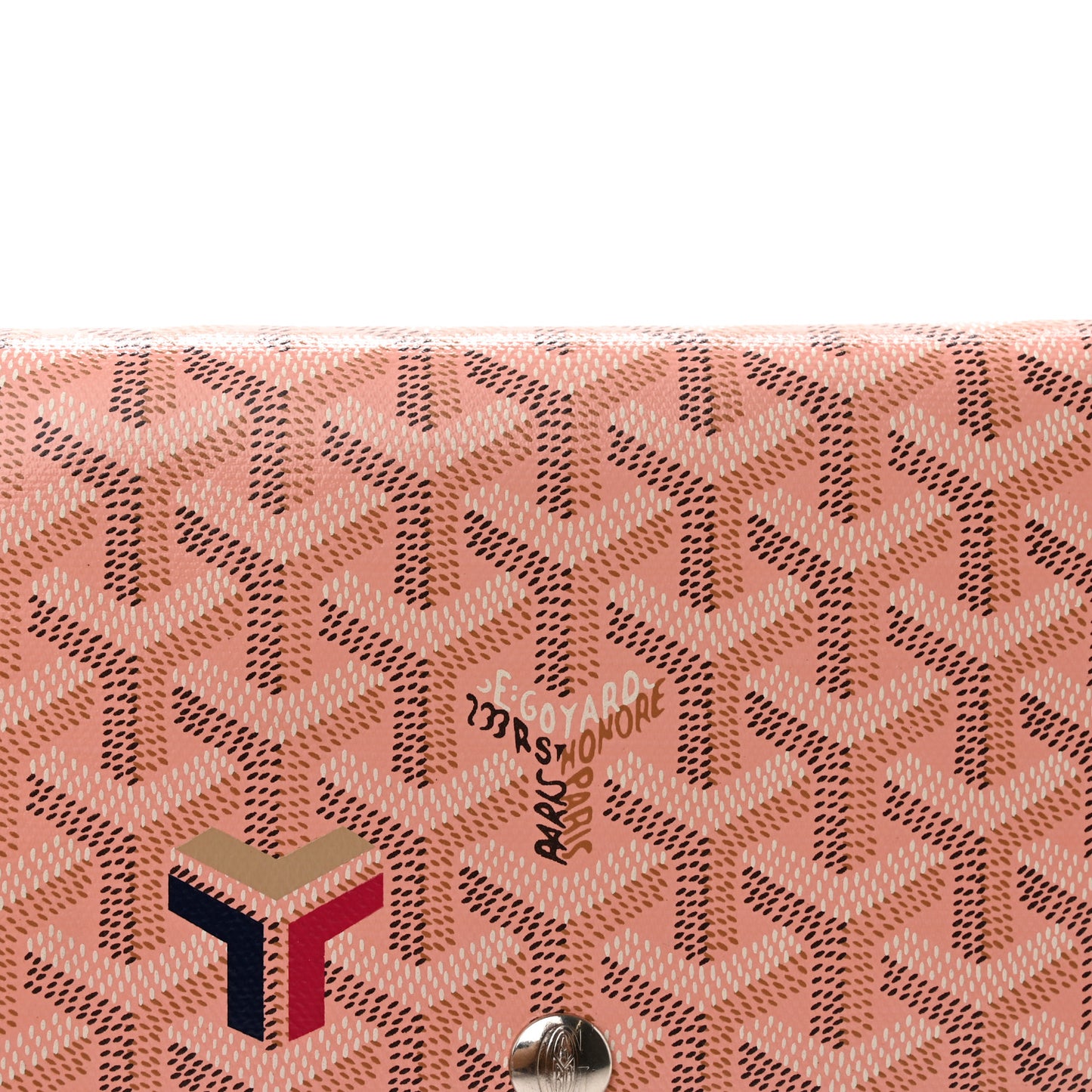 Goyardine Plumet Wallet Clutch Pink