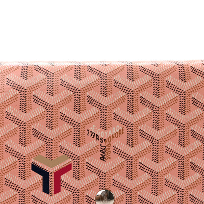 Goyard Goyardine Plumet Wallet Clutch Pink 9 of 11