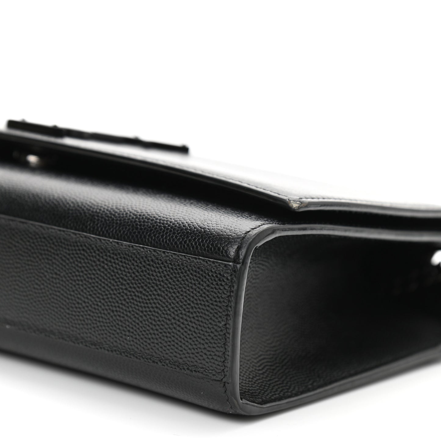 Grain De Poudre Medium Classic Monogram Kate Satchel Black