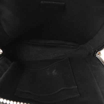 Gucci GG Supreme Monogram Web Belt Bag Black Grey 5 of 11