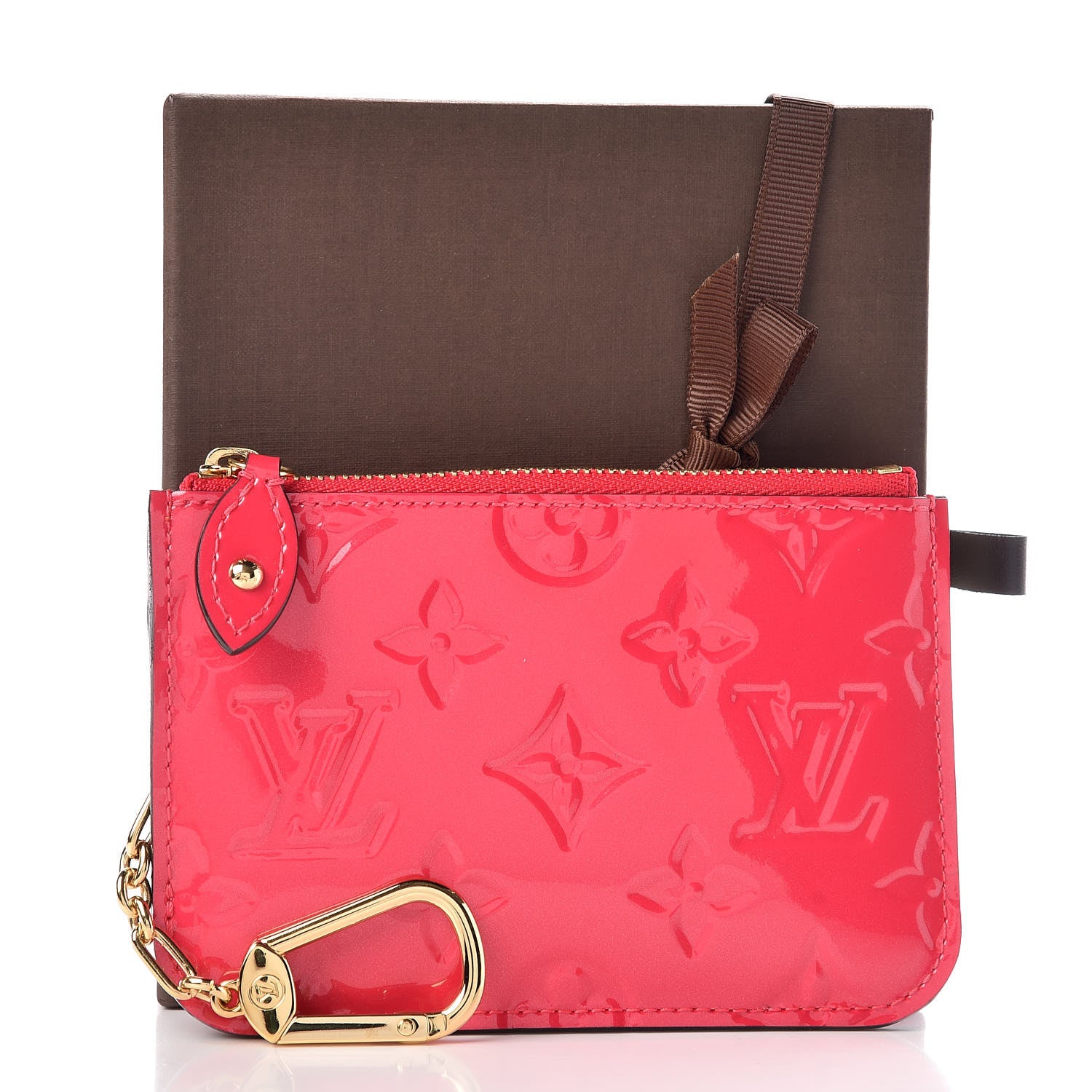 Louis Vuitton Vernis Key Pouch Hot Pink 8 of 8