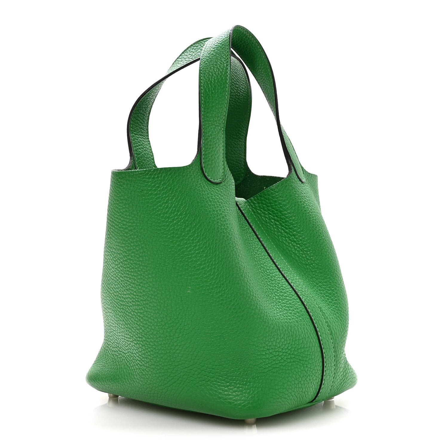 Hermes Taurillon Clemence Picotin Lock 18 PM Bambou 3 of 12