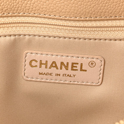 Chanel Caviar Quilted Grand Shopping Tote GST Beige 7 of 11