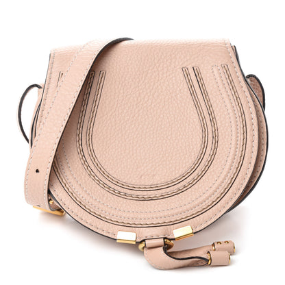 Chloe Calfskin Mini Marcie Round Crossbody Bag Blush Nude 1 of 13