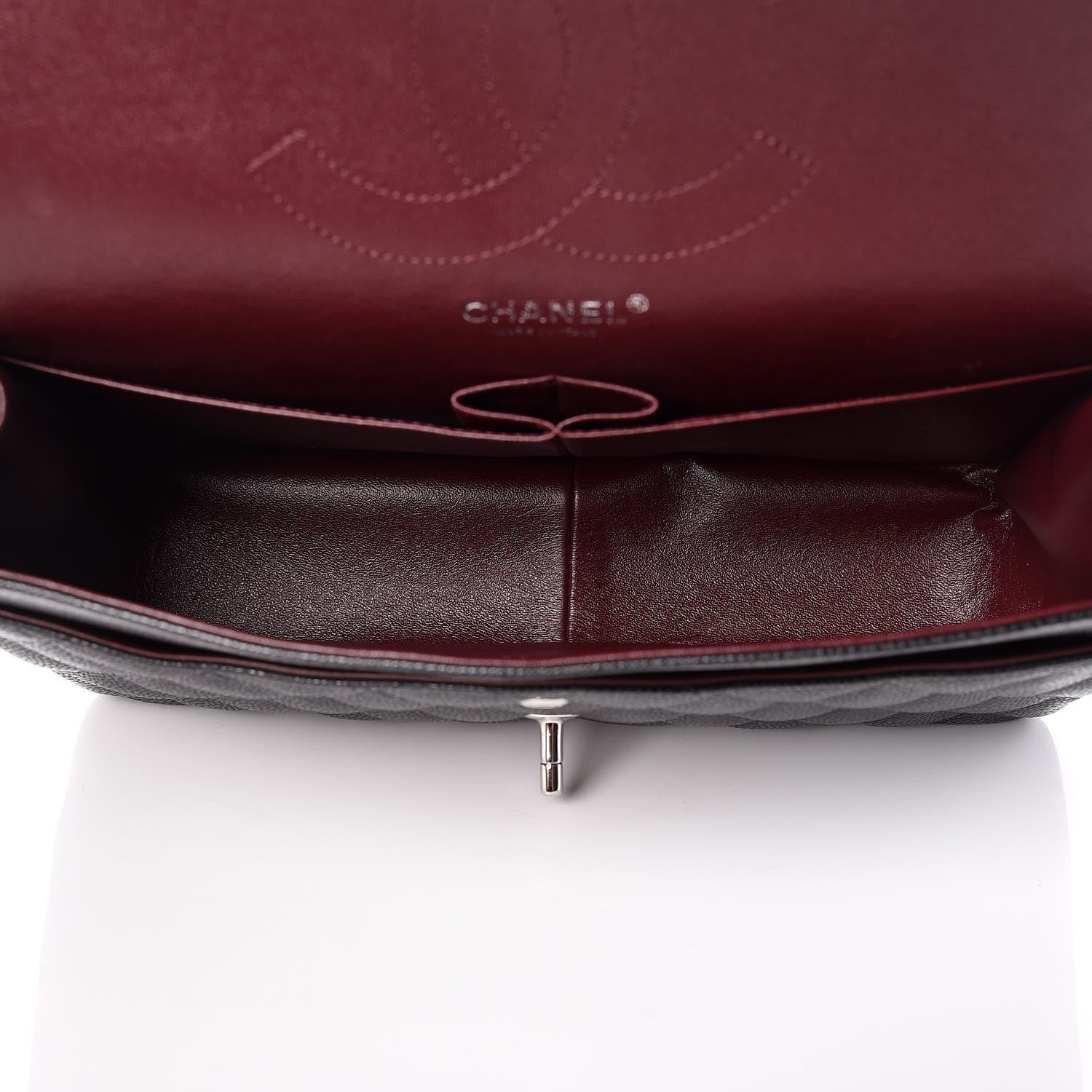 Chanel Caviar Quilted Jumbo Double Flap Black 6 of 11