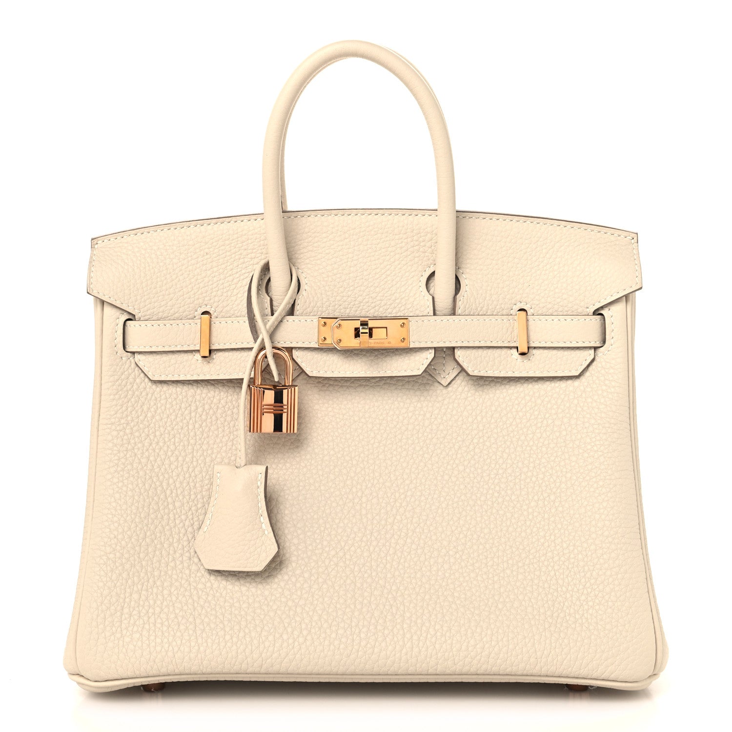 Hermes Togo Birkin 25 Craie 1 of 12