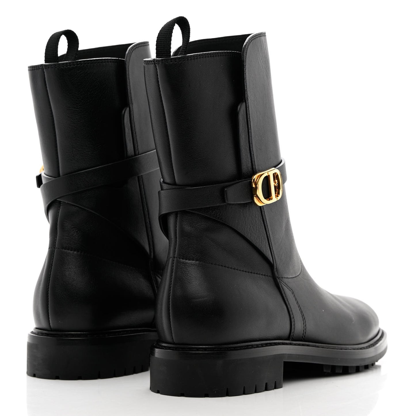 Calfskin Empreinte Ankle Boot 38 Black