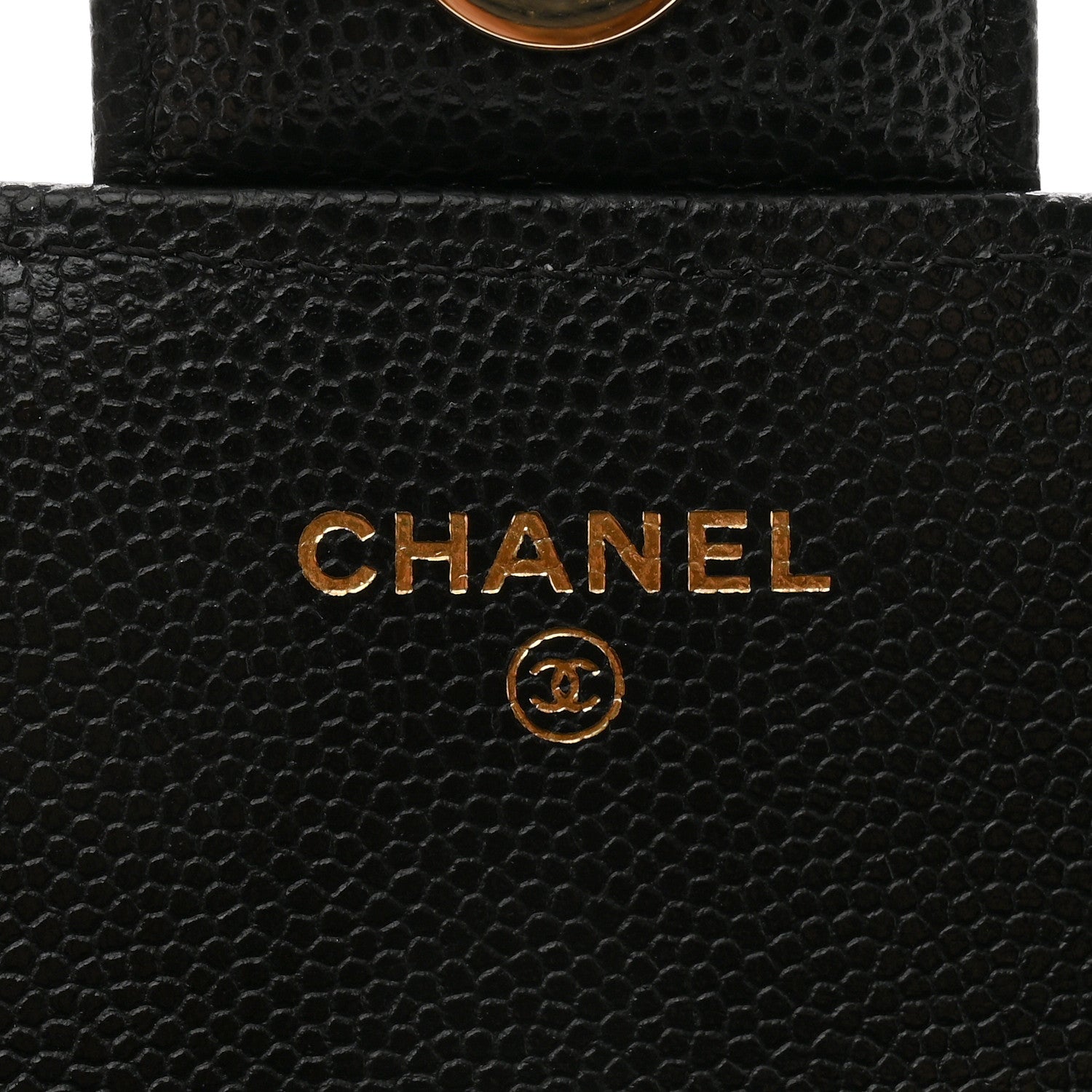 Chanel Caviar Quilted Glasses Case With Chain Black 6 of 12