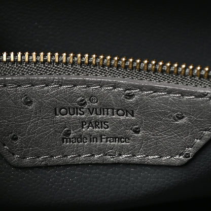 Louis Vuitton Ostrich Alma MM Gris 6 of 10