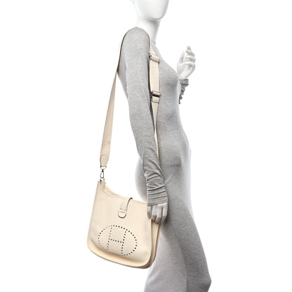 Hermes Taurillon Clemence Evelyne III PM Nata 2 of 11