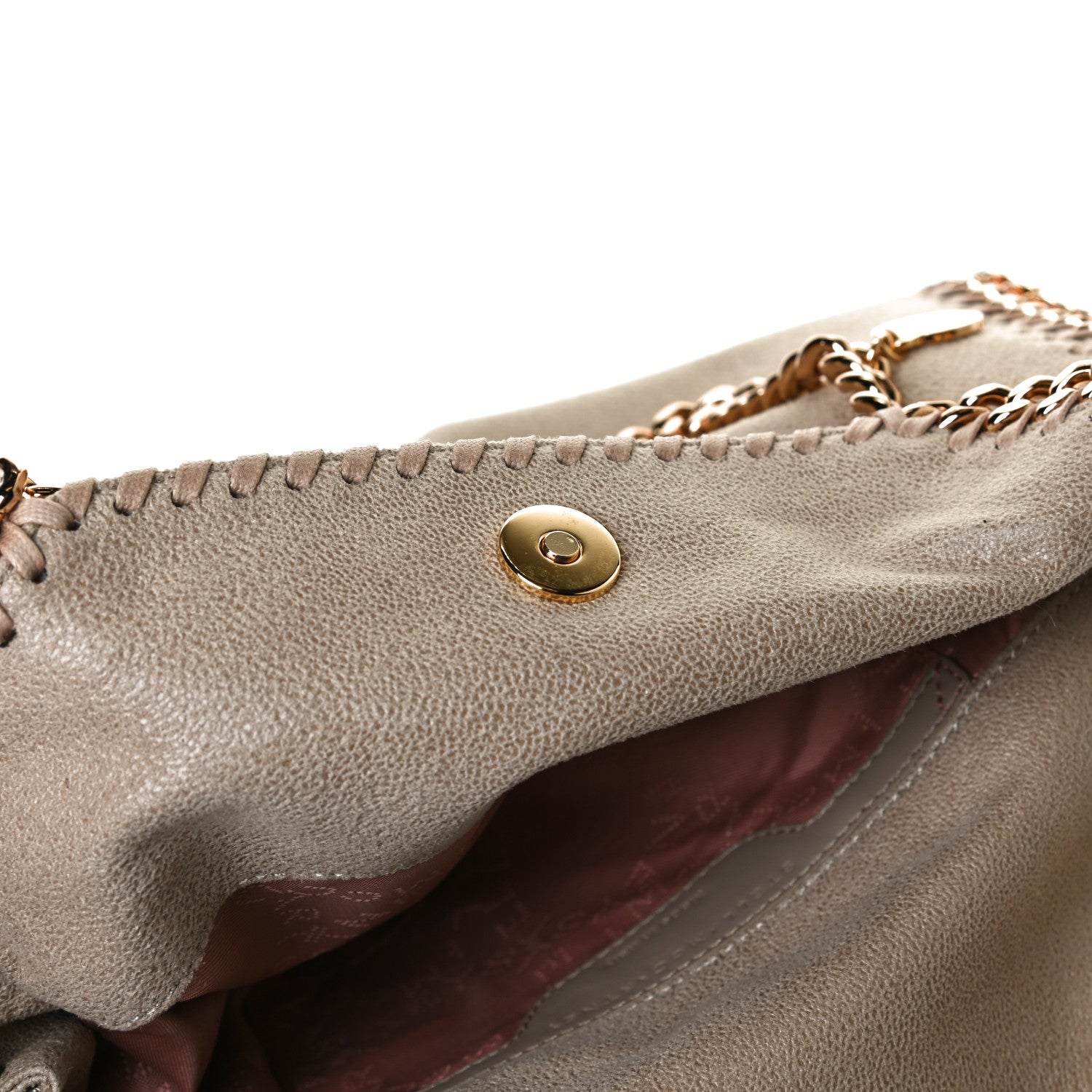 Stella McCartney Mini Falabella Fold Over Tote Clotted Cream 16 of 17