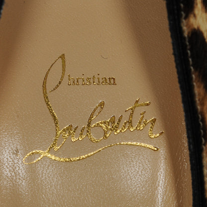 Christian Louboutin Pony Hair So Kate 120 Pumps 37 Leopard Black 8 of 11