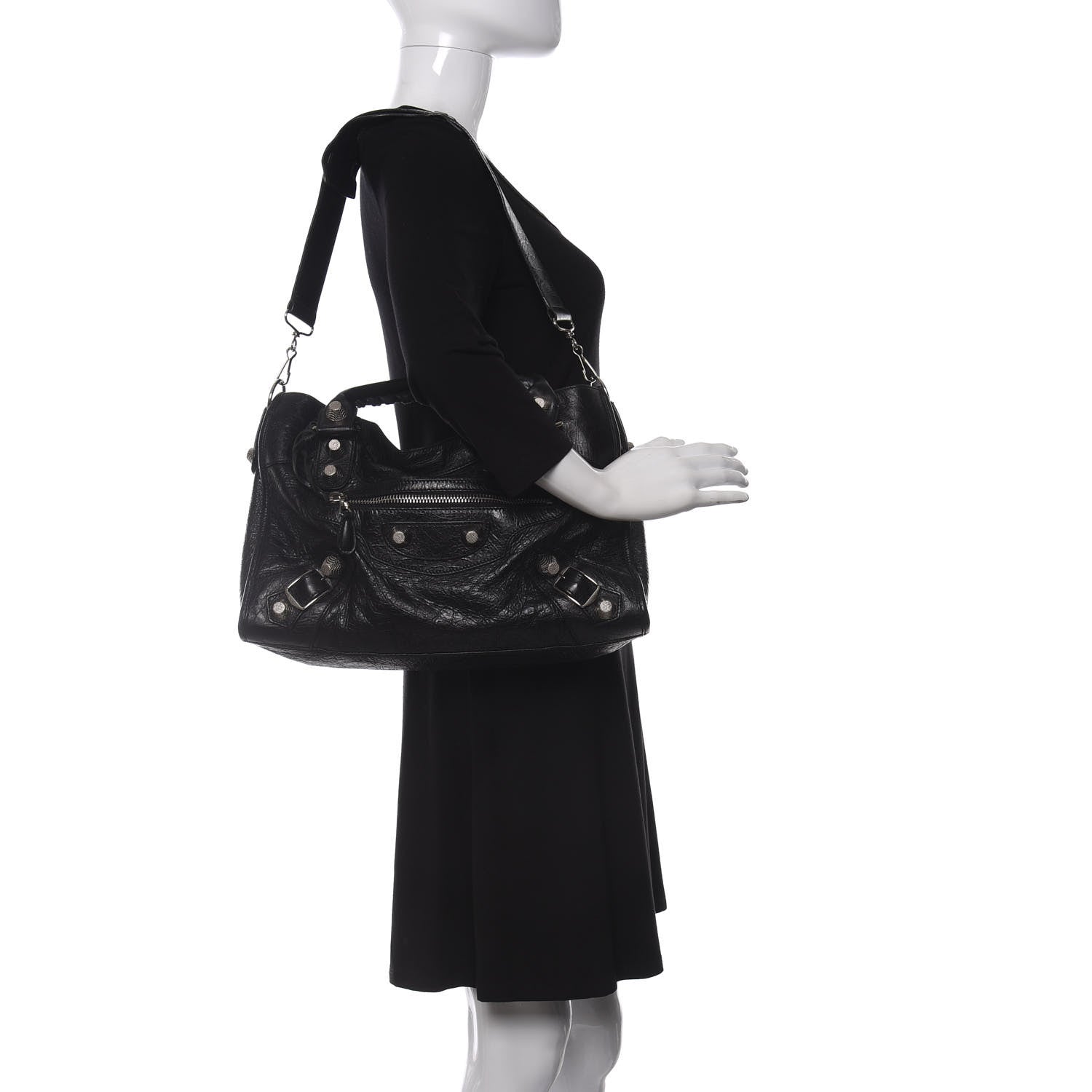Balenciaga Agneau Giant 21 Silver Hardware City Black 2 of 11